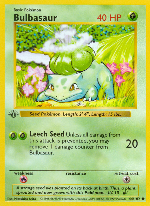 Bulbasaur - 044/102 - Base