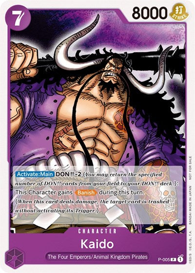 Kaido (Promotion Pack 2022) - P-005 - Promo - One Piece Promotion Cards