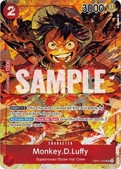 Monkey.D.Luffy - OP01-024 - Super Rare (Parallel) - Romance Dawn