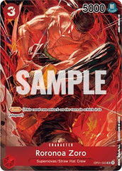 Roronoa Zoro - OP01-025 - Super Rare (Parallel) - Romance Dawn