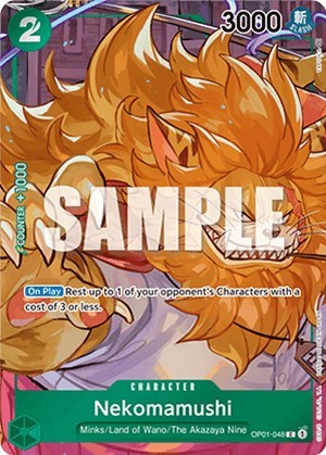 Nekomamushi - OP01-048 - Common (Alternate Art) - Romance Dawn