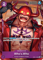 Who's.Who - OP01-109 - Uncommon (Alternate Art) - Romance Dawn