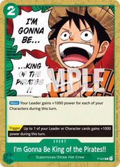 I'm Gonna Be King of the Pirates!! - P-024 - Promo - One Piece Promotion Cards