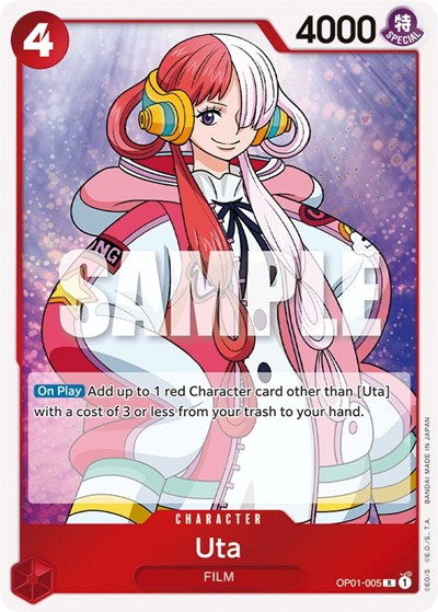 Uta - OP01-005 - Rare - Romance Dawn