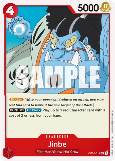 Jinbe - OP01-014 - Uncommon - Romance Dawn