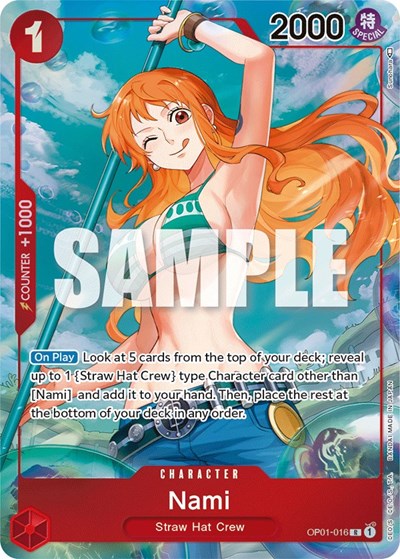 Nami - OP01-016 - Rare (Parallel) - Romance Dawn