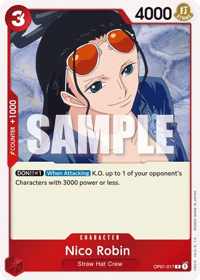 Nico Robin - OP01-017 - Rare - Romance Dawn
