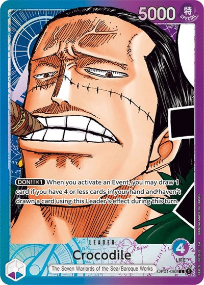 Crocodile - OP01-062 - Leader (Parallel) - Romance Dawn