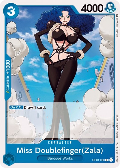 Miss Doublefinger(Zala) - OP01-080 - Common - Romance Dawn