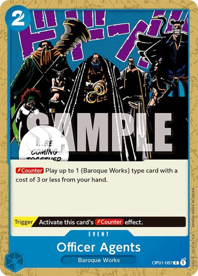 Officer Agents - OP01-087 - Common - Romance Dawn