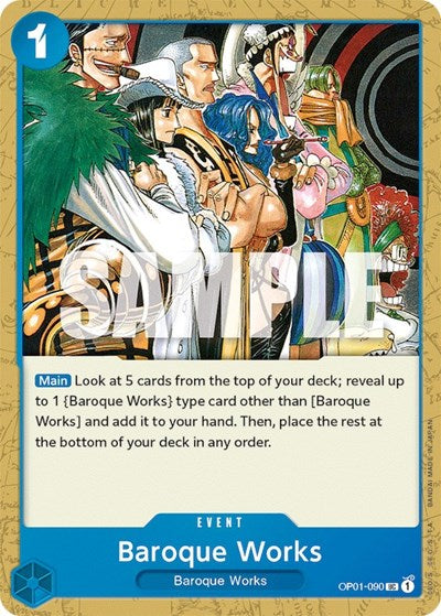 Baroque Works - OP01-090 - Uncommon - Romance Dawn