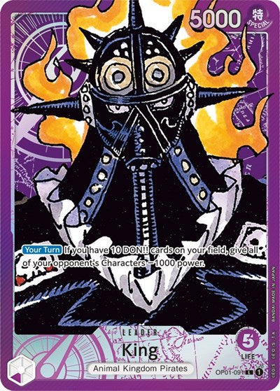 King - OP01-091 - Leader (Parallel) - Romance Dawn