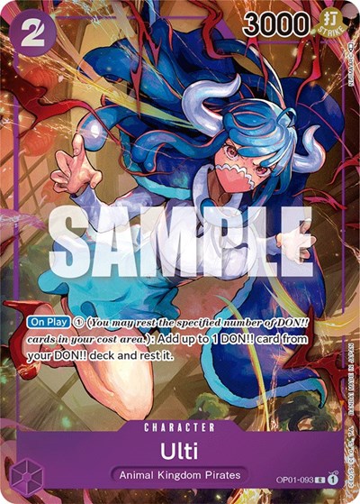 Ulti - OP01-093 - Rare (Parallel) - Romance Dawn