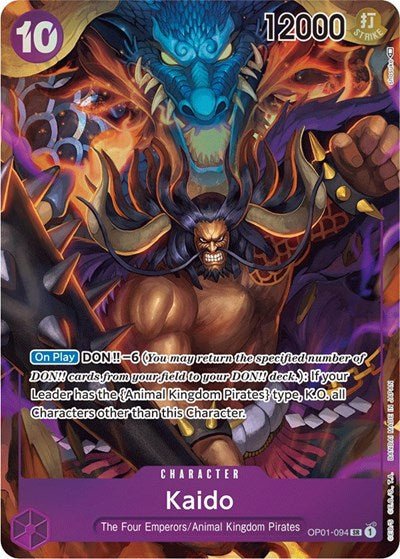Kaido - OP01-094 - Super Rare (Parallel) - Romance Dawn