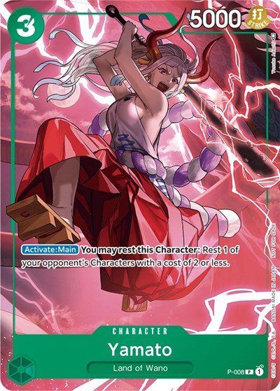 Yamato (Tournament Pack Vol. 1) - P-008 - Promo - One Piece Promotion Cards