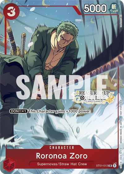 Roronoa Zoro - ST01-013 - Promo (Treasure Cup) - One Piece Promotion Cards