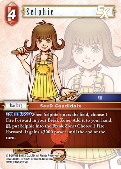 Selphie EX - 18-007C - Common - Resurgence of Power