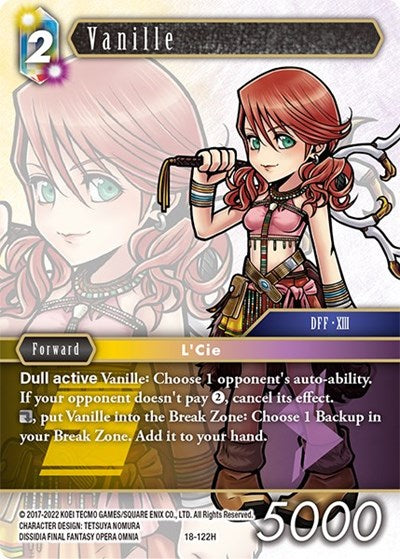 Vanille - 18-122H - Hero - Resurgence of Power