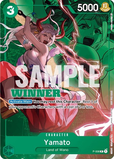 Yamato - P-008 (Winner Pack Vol. 1) - P-008 - Promo - One Piece Promotion Cards