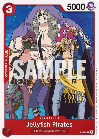 Jellyfish Pirates - P-012 - Promo (One Piece Film Red) - One Piece Promotion Cards
