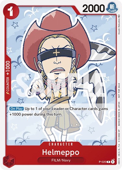Helmeppo - P-020 - Promo (One Piece Film Red) - One Piece Promotion Cards
