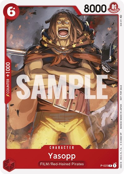 Yasopp - P-023 - Promo (One Piece Film Red) - One Piece Promotion Cards