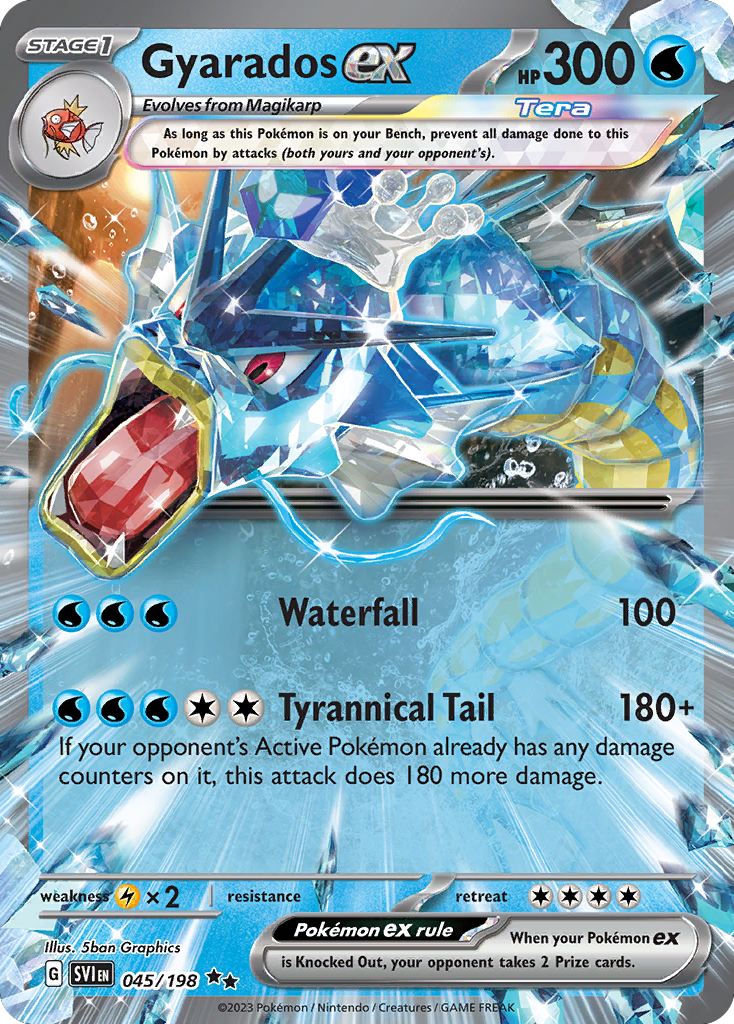 Gyarados ex - 045/198 - Scarlet & Violet