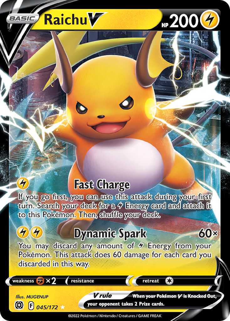 Raichu V - 045/172 - Brilliant Stars