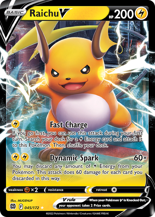 Raichu V - 045/172 - Brilliant Stars