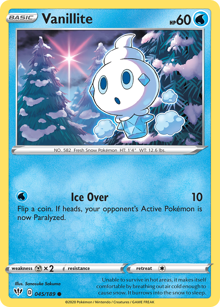 Vanillite - 045/189 - Darkness Ablaze