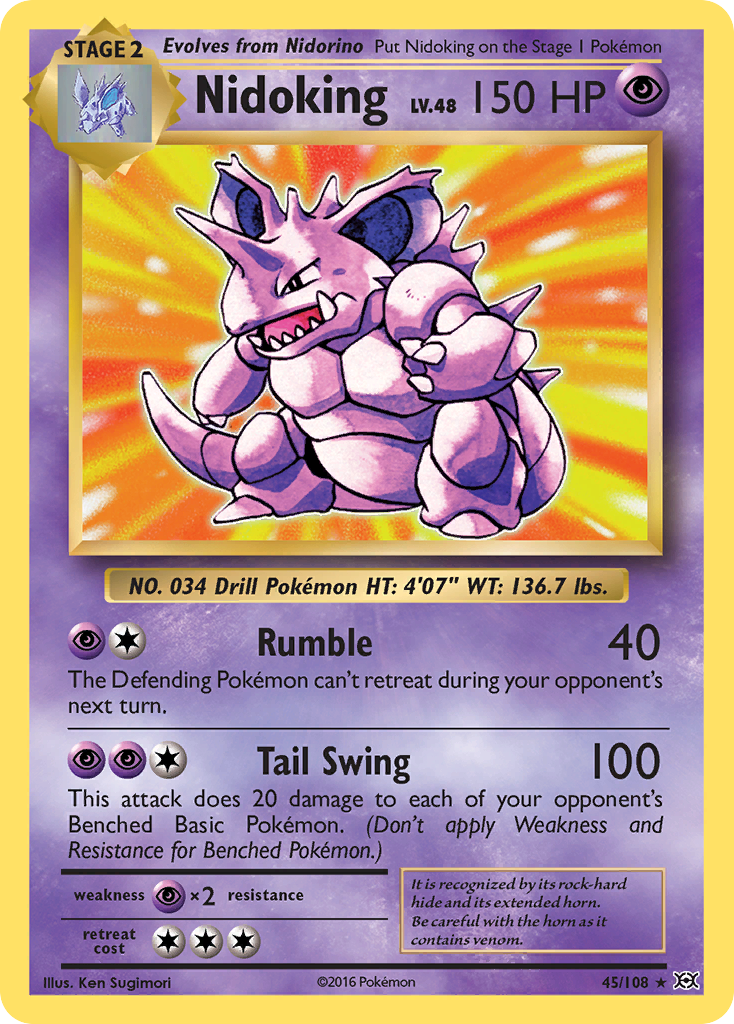 Nidoking - 045/108 - Evolutions