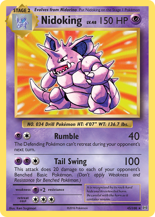 Nidoking - 045/108 - Evolutions