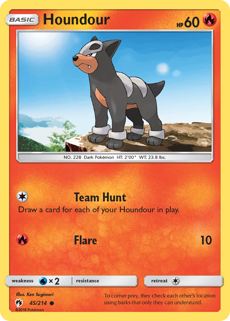 Houndour - 045/214 - Lost Thunder