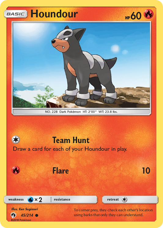 Houndour - 045/214 - Lost Thunder