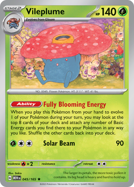 Vileplume - 045/165 - 151