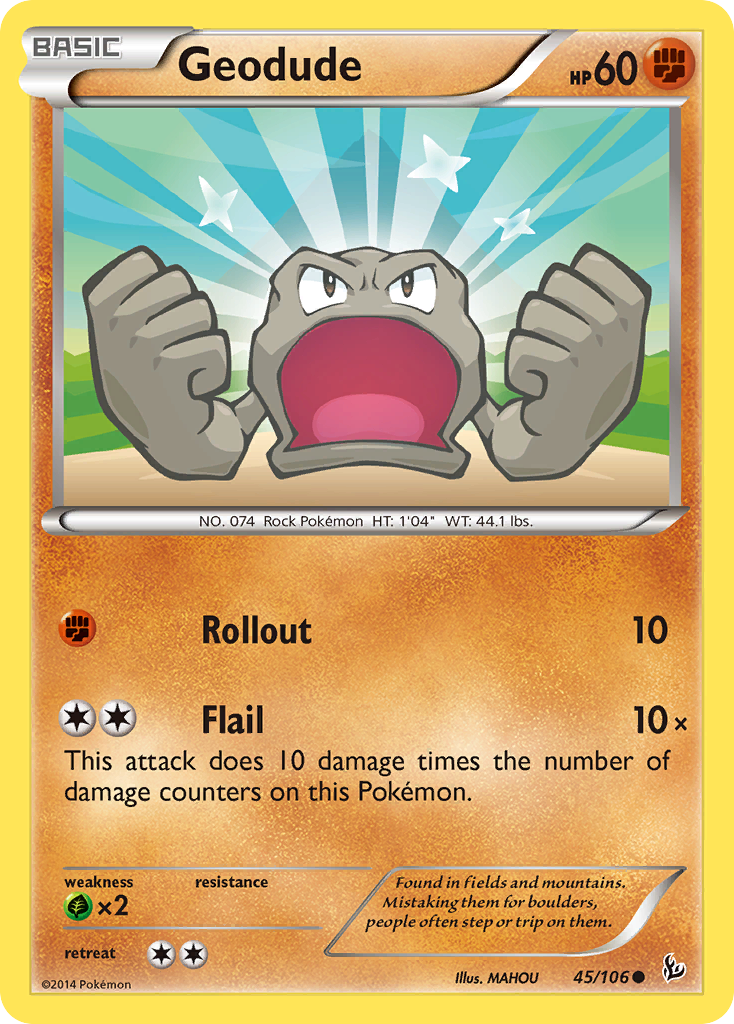 Geodude - 045/106 - Flashfire