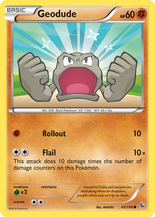 Geodude - 045/106 - Flashfire