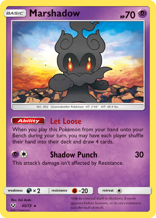 Marshadow - 45/73 - Shining Legends