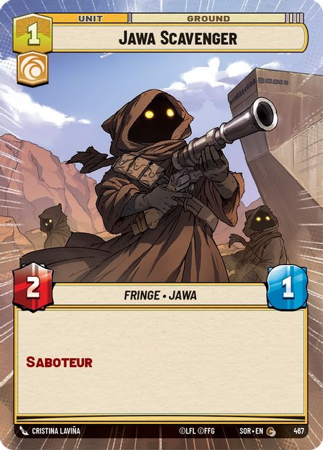 Jawa Scavenger - SOR - 467 - Common - Hyperspace