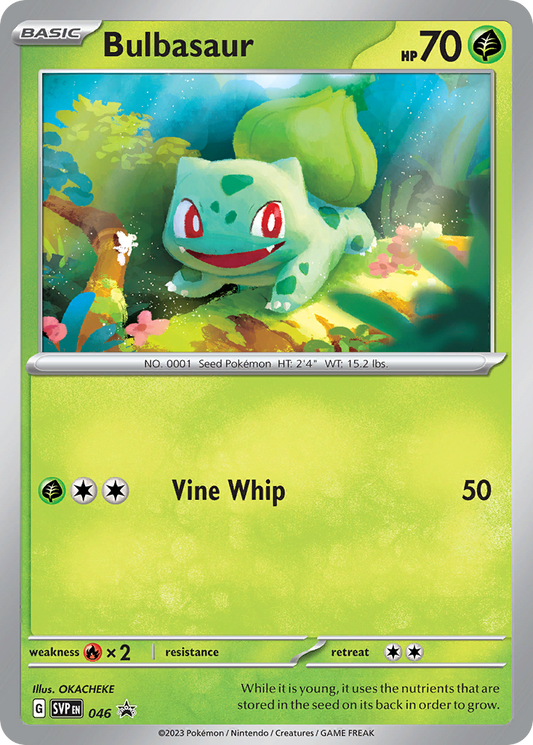 Bulbasaur - 046/102 - Scarlet & Violet Black Star Promos