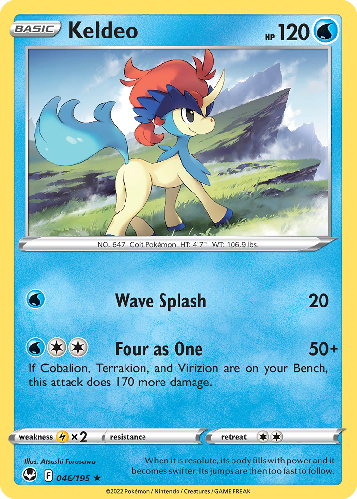 Keldeo - 046/195 - Silver Tempest