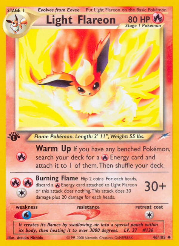 Light Flareon - 046/105 - Neo Destiny