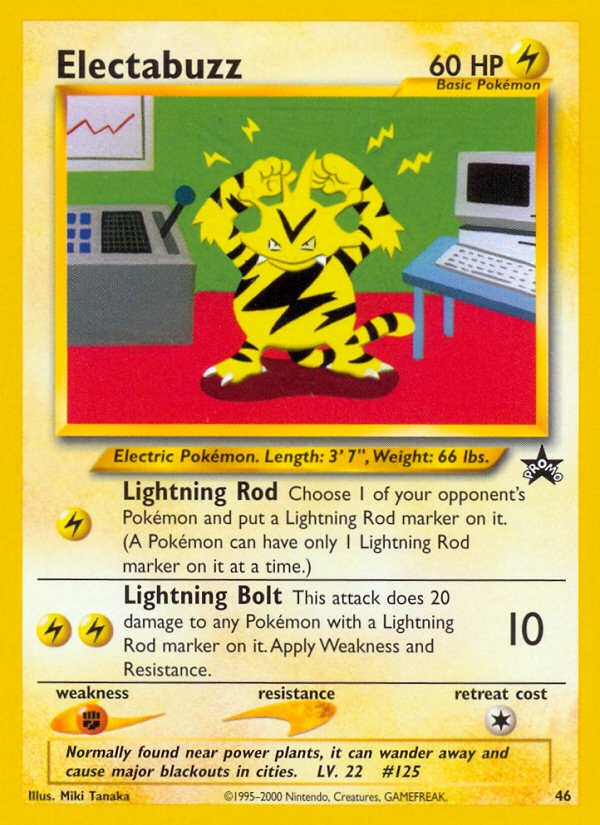 Electabuzz - 46/53 - Wizards Black Star Promos