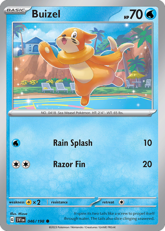 Buizel - 046/198 - Scarlet & Violet