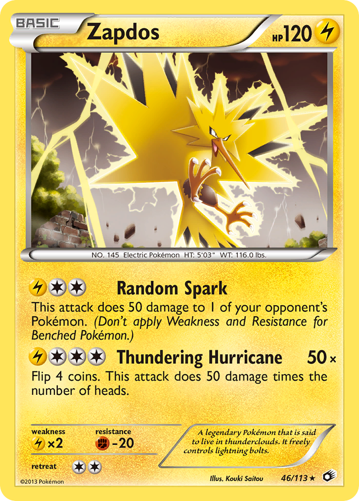 Zapdos - 046/113 - Legendary Treasures