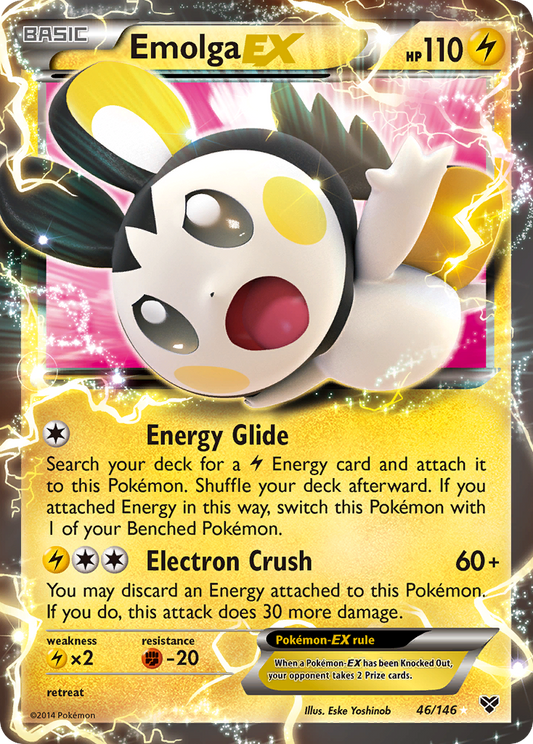 Emolga-EX - 046/146 - XY