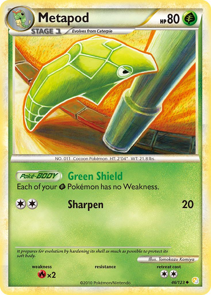 Metapod - 046/123 - HeartGold & SoulSilver