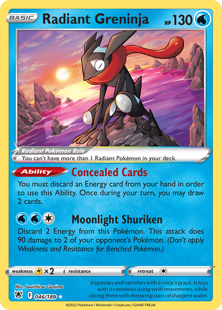 Radiant Greninja - 046/189 - Astral Radiance