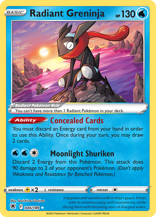 Radiant Greninja - 046/189 - Astral Radiance