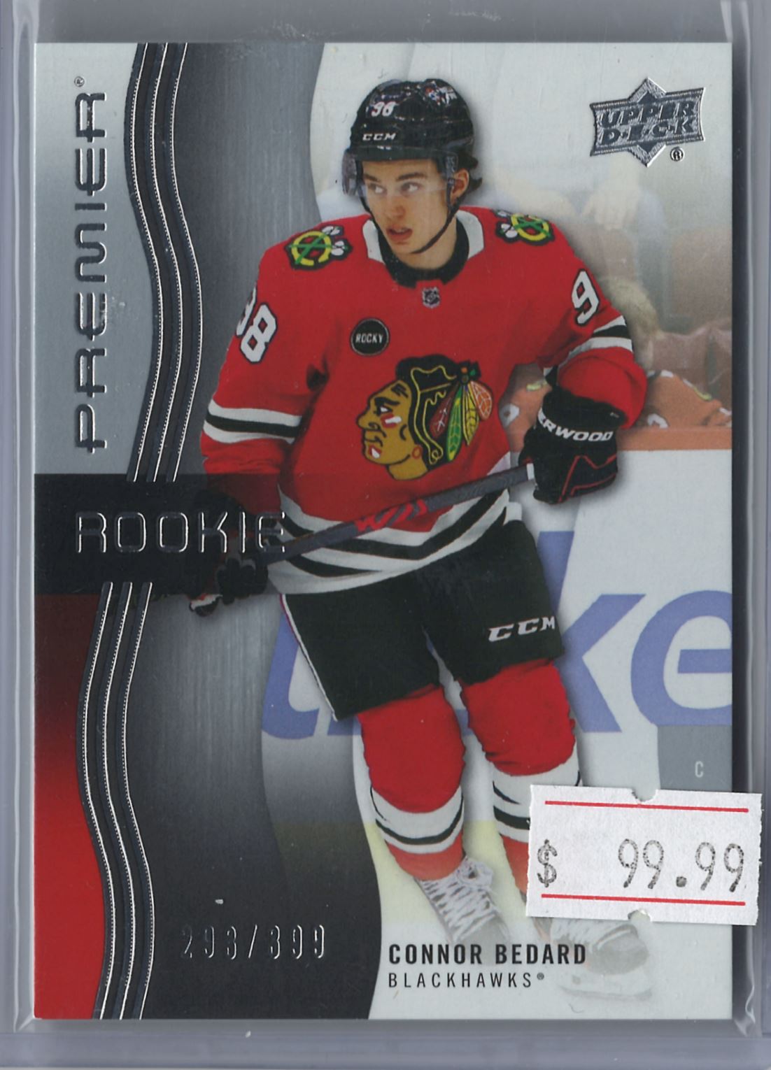 2023-24 Upper Deck Premier Rookie Connor Bedard 293/399